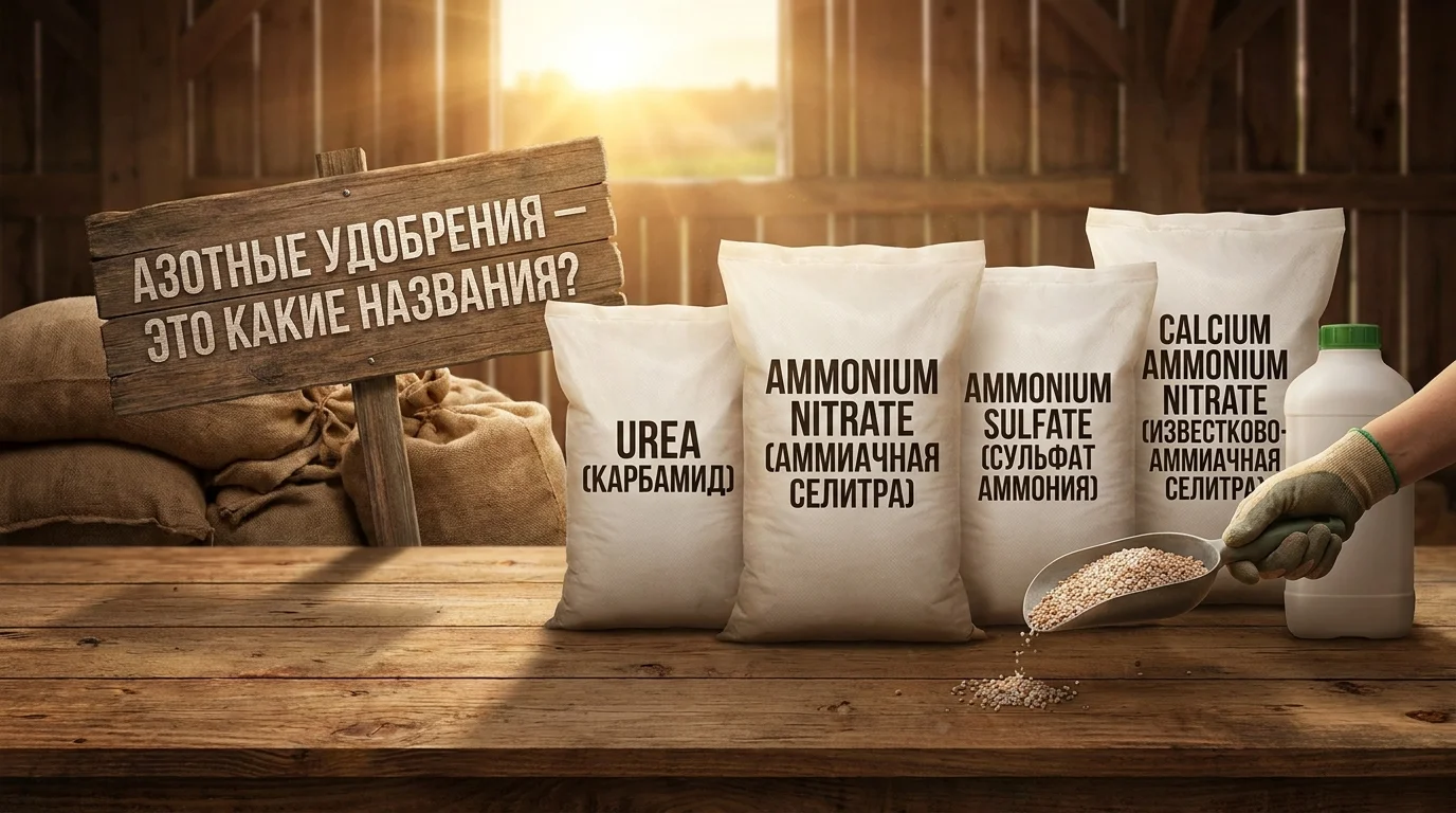 Азотные удобрения: названия, виды и формы азота