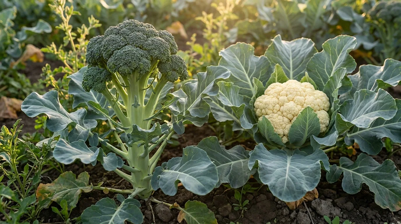 Брокколи и цветная капуста как родственные культуры