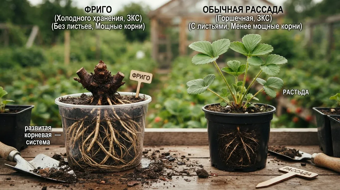 Чем фриго отличается от обычной рассады