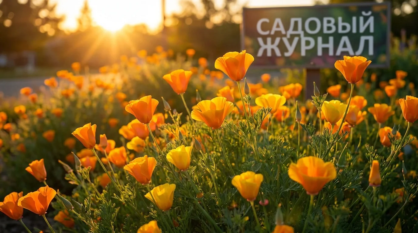 Эшшольция: фото цветов на клумбе и уход