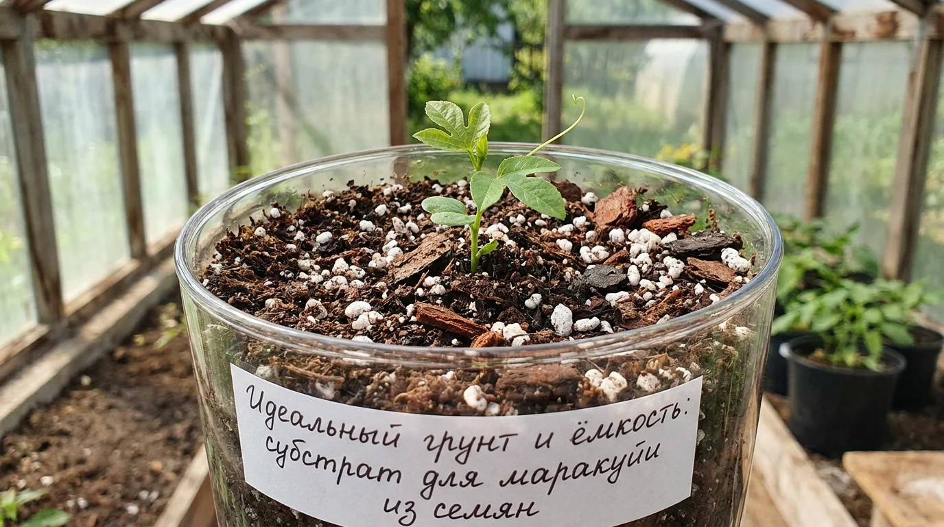 Идеальный грунт и ёмкость: состав субстрата для маракуйи из семян