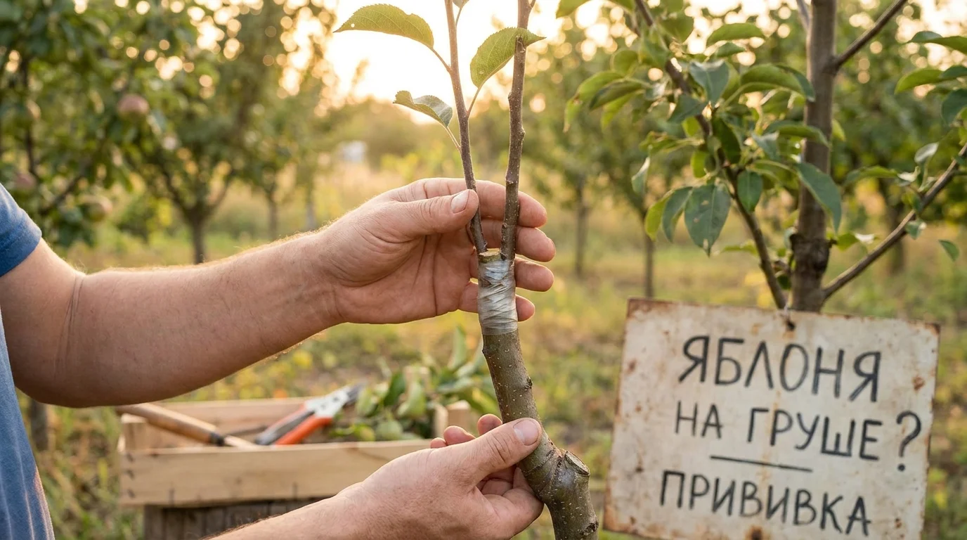 Можно ли привить яблоню на грушу