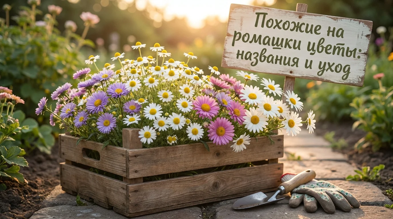 Похожие на ромашки цветы: названия и уход