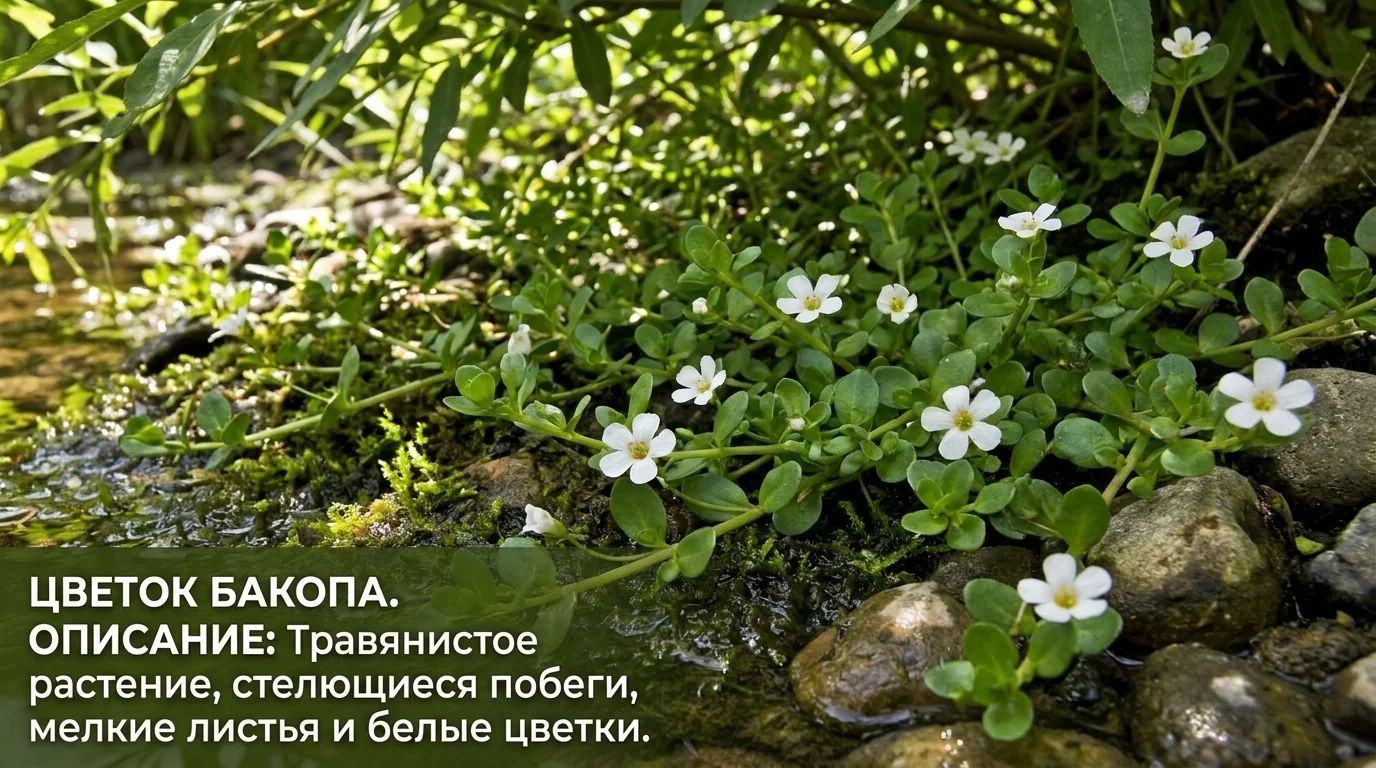 Цветок бакопа фото и описание