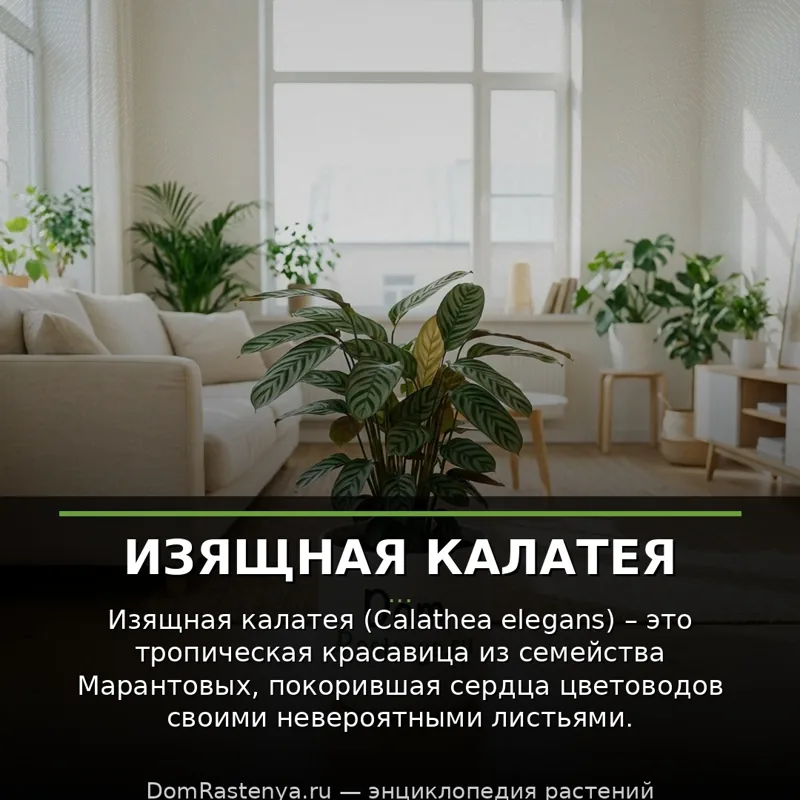 Изящная калатея