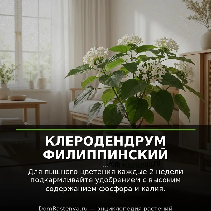 Клеродендрум филиппинский