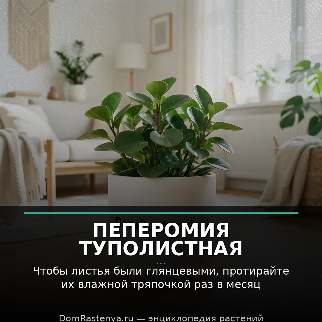 Пеперомия туполистная