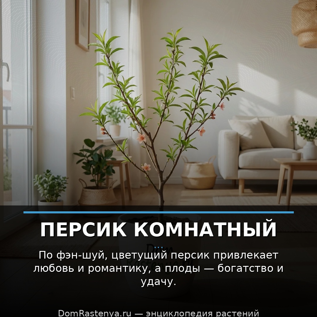 Персик комнатный