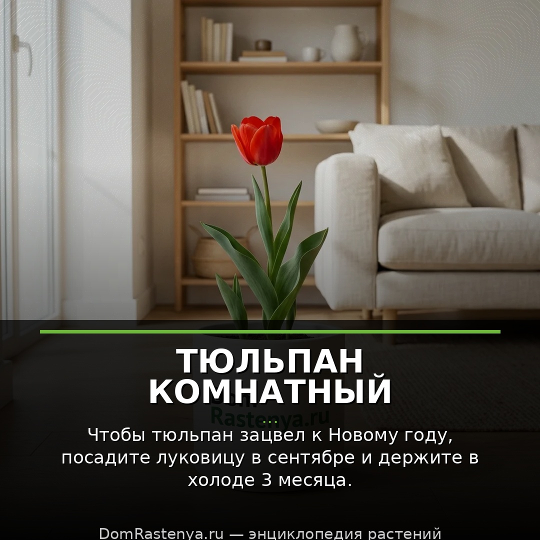 Тюльпан комнатный